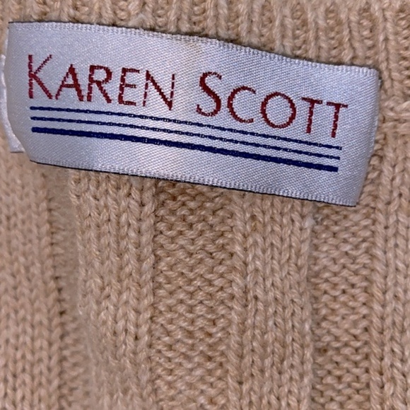 Vintage sweater knit vest size medium boho - Picture 7 of 12